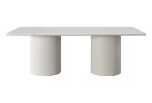 Athens White Jade Marble Marble Dining Table Rectangle - 240cm by James Lane, a Dining Tables for sale on Style Sourcebook