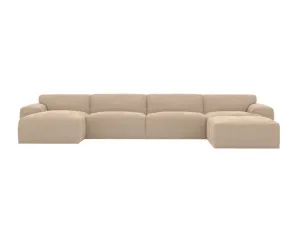 Copenhagen Muse Driftwood Chaise Sofa - 5 Seater U Shaped Modular by James Lane, a Sofas for sale on Style Sourcebook