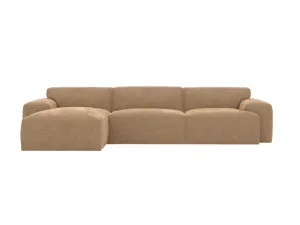 Copenhagen Avon Honey Chaise Sofa - 3 Seater by James Lane, a Sofas for sale on Style Sourcebook