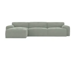 Copenhagen Avon Sage Chaise Sofa - 3 Seater by James Lane, a Sofas for sale on Style Sourcebook