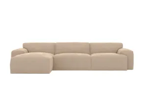 Copenhagen Muse Driftwood Chaise Sofa - 3 Seater by James Lane, a Sofas for sale on Style Sourcebook
