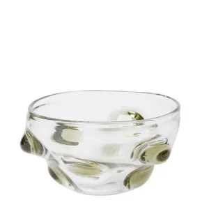 Kairo Bowl Glass Green - 15cm by James Lane, a Decor for sale on Style Sourcebook