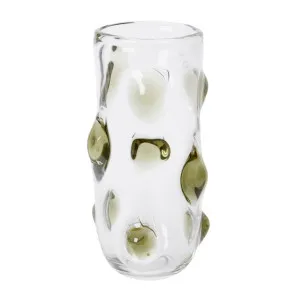 Kairo Vase Glass Green - 40cm by James Lane, a Vases & Jars for sale on Style Sourcebook