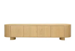 Clairemont Light Oak TV Unit - 220cm by James Lane, a Entertainment Units & TV Stands for sale on Style Sourcebook