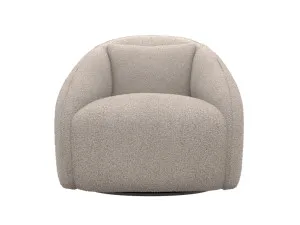 Lanee Boucle Pumice Swivel Chair by James Lane, a Chairs for sale on Style Sourcebook
