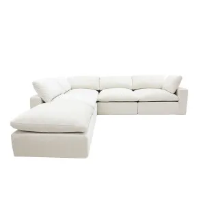 Skye MKII Muse Flax Modular Sofa - 5 Seater by James Lane, a Sofas for sale on Style Sourcebook