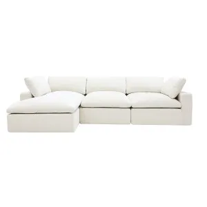 Skye MKII Muse Flax Chaise Sofa - 3 Seater by James Lane, a Sofas for sale on Style Sourcebook