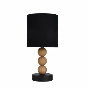 Cara Table Lamp Black by Lexi Lighting, a Lighting for sale on Style Sourcebook