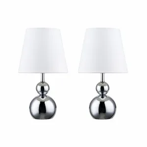 Hulu Table Lamp Set of 2 White by Lexi Lighting, a Lighting for sale on Style Sourcebook