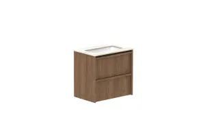 Eli Ensuite 600 All Drawer Centre Bowl Vanity, Wall Hung, Notaio Walnut by ADP, a Vanities for sale on Style Sourcebook