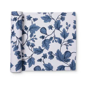 Morgan Cotton Dark Blue Table Runner 35x200cm by Madras Link, a Table Cloths & Runners for sale on Style Sourcebook