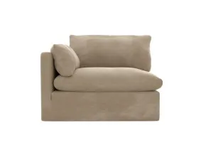 Willow Apt Muse Soft Brown Left Arm Facing Sofa Module by James Lane, a Sofas for sale on Style Sourcebook
