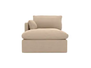 Willow Apt Muse Driftwood Left Arm Facing Chaise Sofa Module by James Lane, a Sofas for sale on Style Sourcebook
