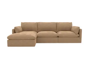 Willow Apt Avon Honey 3 Seater Chaise Sofa Left Facing by James Lane, a Sofas for sale on Style Sourcebook