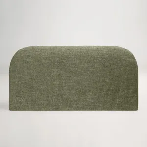 Arlo King Curved Headboard - Cleo Green by Lounge Lovers, a Bed Heads for sale on Style Sourcebook
