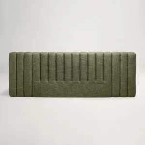 Arlo Double Tufted Wide Headboard - Green by Lounge Lovers, a Bed Heads for sale on Style Sourcebook