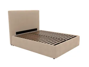 Havana Leo Gas Lift Bed Muse Driftwood Double by James Lane, a Beds & Bed Frames for sale on Style Sourcebook
