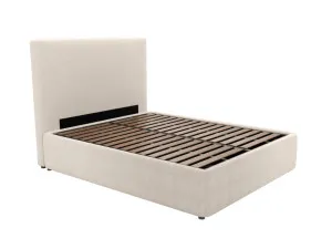 Havana Leo Gas Lift Bed View Cream Double by James Lane, a Beds & Bed Frames for sale on Style Sourcebook