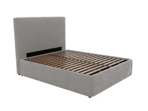 Havana Leo Gas Lift Bed Toorak Pebble Queen by James Lane, a Beds & Bed Frames for sale on Style Sourcebook