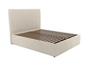 Valor Leo Gas Lift Bed Muse Flax Double by James Lane, a Beds & Bed Frames for sale on Style Sourcebook