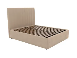 Valor Leo Gas Lift Bed Muse Driftwood Queen by James Lane, a Beds & Bed Frames for sale on Style Sourcebook