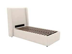 Wing Leo Gas Lift Bed Kent Bisque Single by James Lane, a Beds & Bed Frames for sale on Style Sourcebook