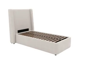 Wing Leo Gas Lift Bed Toorak Pearl Single by James Lane, a Beds & Bed Frames for sale on Style Sourcebook