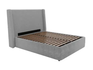 Wing Leo Gas Lift Bed California Slate King by James Lane, a Beds & Bed Frames for sale on Style Sourcebook