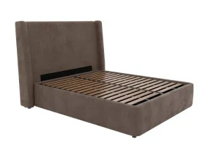 Wing Leo Gas Lift Bed Muse Mink King by James Lane, a Beds & Bed Frames for sale on Style Sourcebook