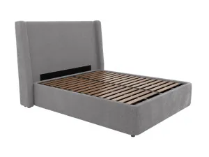 Wing Leo Gas Lift Bed View Steel King by James Lane, a Beds & Bed Frames for sale on Style Sourcebook