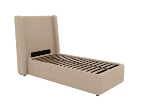 Wing Leo Gas Lift Bed Muse Driftwood King Single by James Lane, a Beds & Bed Frames for sale on Style Sourcebook