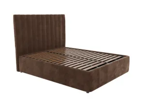 Valor Leo Gas Lift Bed Muse Chocolate by James Lane, a Beds & Bed Frames for sale on Style Sourcebook