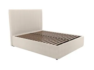 Valor Leo Gas Lift Bed View Cream by James Lane, a Beds & Bed Frames for sale on Style Sourcebook