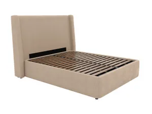 Wing Leo Gas Lift Bed Muse Driftwood by James Lane, a Beds & Bed Frames for sale on Style Sourcebook