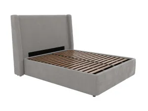 Wing Leo Gas Lift Bed Toorak Pebble by James Lane, a Beds & Bed Frames for sale on Style Sourcebook