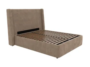 Wing Leo Gas Lift Bed Tribute Walnut by James Lane, a Beds & Bed Frames for sale on Style Sourcebook