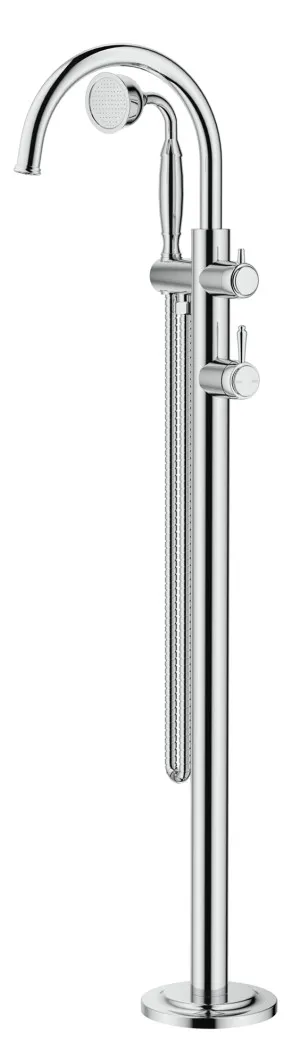 Mica Heritage Freestanding Bath Mixer with Hand Shower - TRIM KIT ONLY by Bella Vista, a Bathroom Taps & Mixers for sale on Style Sourcebook