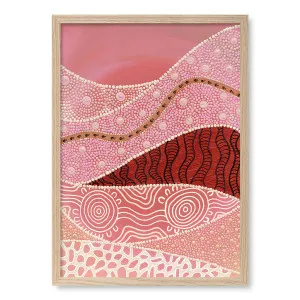 Following the Old Ways Part 2 Red Earth Wall Art Print by Lee Hampton by Profile Australia, a Prints for sale on Style Sourcebook