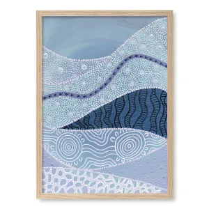 Following the Old Ways Part 2 Blue Water Wall Art Print by Lee Hampton by Profile Australia, a Prints for sale on Style Sourcebook