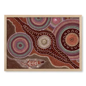 Platypus Playground Wall Art Print by Lee Hampton by Profile Australia, a Prints for sale on Style Sourcebook