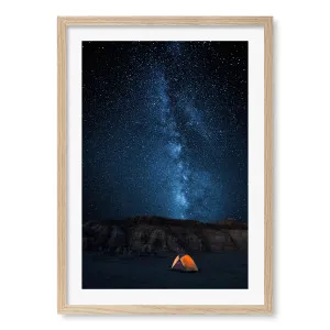 Camping Under Milky Way Wall Art Print by John Fan by Profile Australia, a Prints for sale on Style Sourcebook