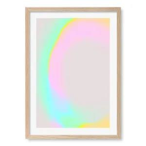 Pastel Glow Curve Wall Art Print by Treechild by Profile Australia, a Prints for sale on Style Sourcebook