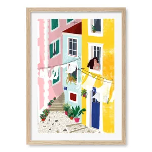 Vibrant European Street Wall Art Print by Maja Tomljanovic by Profile Australia, a Prints for sale on Style Sourcebook