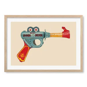 Retro Pop Pistol Wall Art Print by Florent Bodart by Profile Australia, a Prints for sale on Style Sourcebook