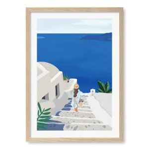 Into the Blue Wall Art Print by Petra Lizde by Profile Australia, a Prints for sale on Style Sourcebook