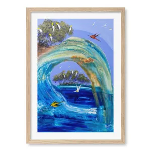 Coastal Dream Wave Wall Art Print by Adam Bogusz by Profile Australia, a Prints for sale on Style Sourcebook