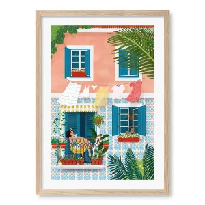 Lisbon Framed Art Print by Petra Holikova by Profile Australia, a Prints for sale on Style Sourcebook