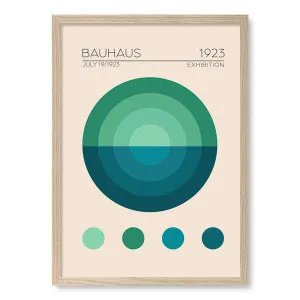 Bauhaus Circles 2 Wall Art Print by Emel Tunaboylu by Profile Australia, a Prints for sale on Style Sourcebook