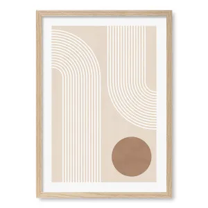 Geometric Arches And Circle Wall Art Print by Elena Ristova by Profile Australia, a Prints for sale on Style Sourcebook