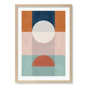 Geometric Colour Block Wall Art Print by Elena Ristova by Profile Australia, a Prints for sale on Style Sourcebook